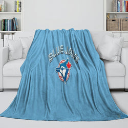 Toronto Blue Jays Blanket Flannel Throw Room Decoration (Online Order Only)
