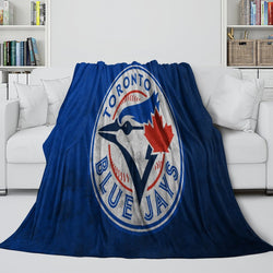 Toronto Blue Jays Blanket Flannel Throw Room Decoration (Online Order Only)