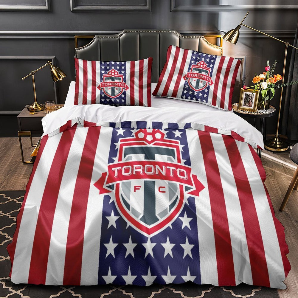 Toronto FC Bedding Set Duvet Cover Without Filler (Online Order Only)