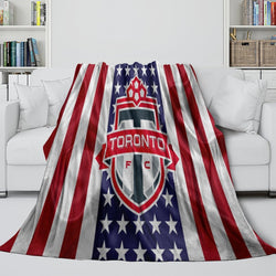Toronto FC Blanket Flannel Fleece Throw Room Decoration (Online Order Only)