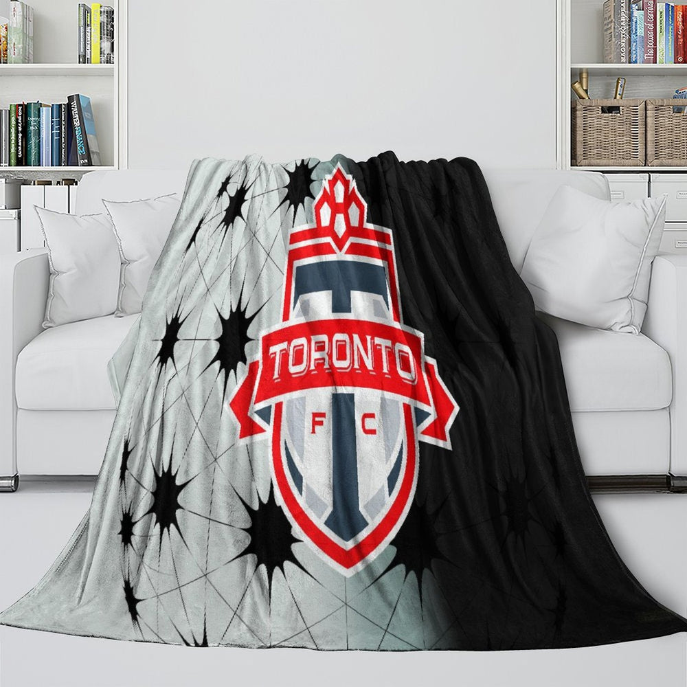 Toronto FC Blanket Flannel Fleece Throw Room Decoration (Online Order Only)
