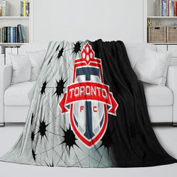 Toronto FC Blanket Flannel Fleece Throw Room Decoration (Online Order Only)