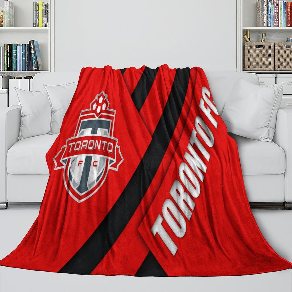 Toronto FC Blanket Flannel Fleece Throw Room Decoration (Online Order Only)