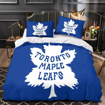 Toronto Maple Leafs Bedding Set Quilt Duvet Cover Without Filler (Online Order Only)