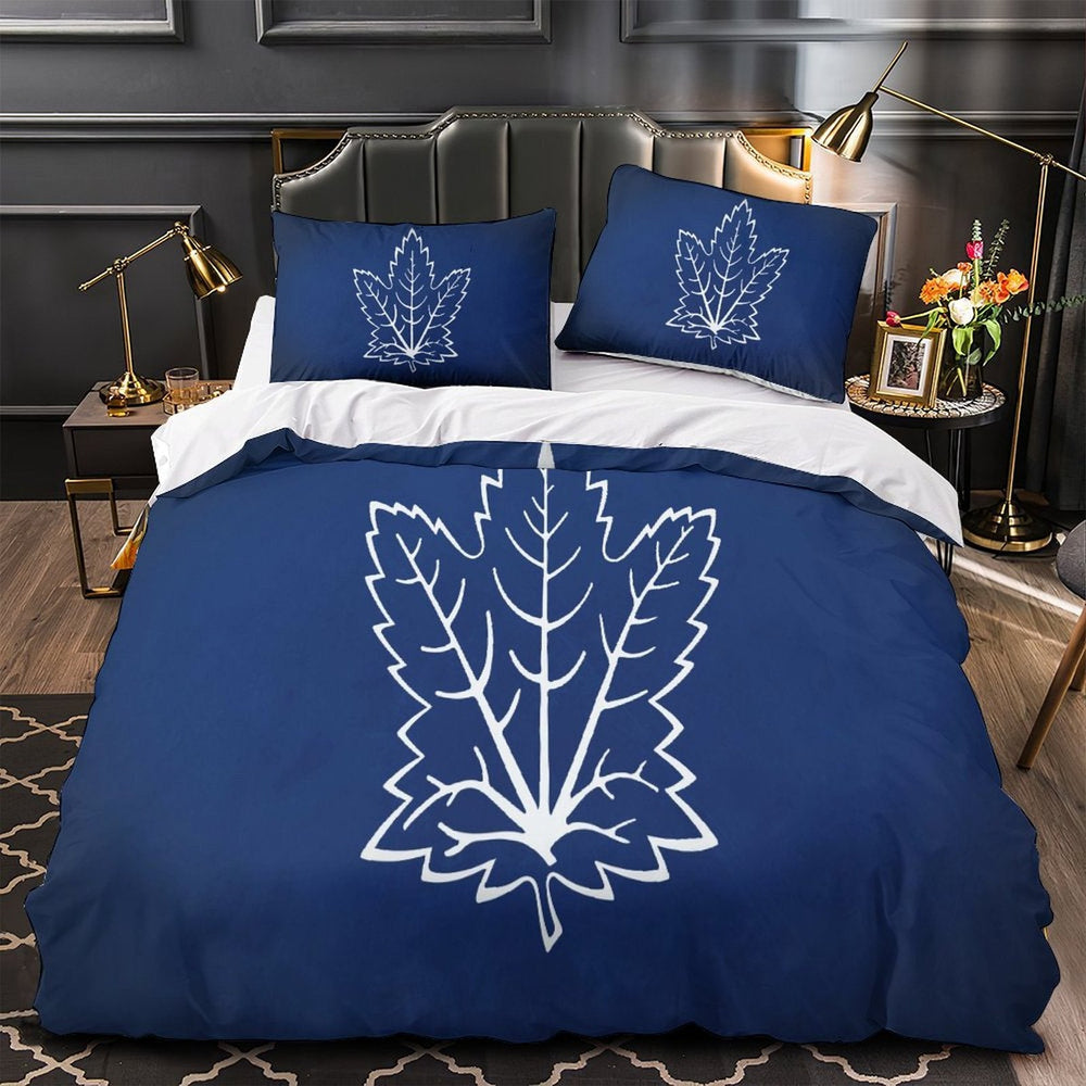 Toronto Maple Leafs Bedding Set Quilt Duvet Cover Without Filler (Online Order Only)
