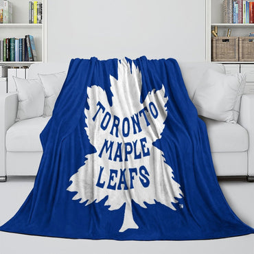 Toronto Maple Leafs Blanket Flannel Throw Kids Room Decoration (Online Order Only)