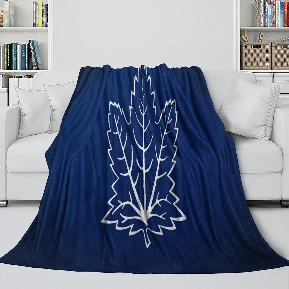Toronto Maple Leafs Blanket Flannel Throw Kids Room Decoration (Online Order Only)