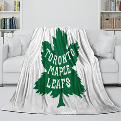 Toronto Maple Leafs Blanket Flannel Throw Kids Room Decoration (Online Order Only)