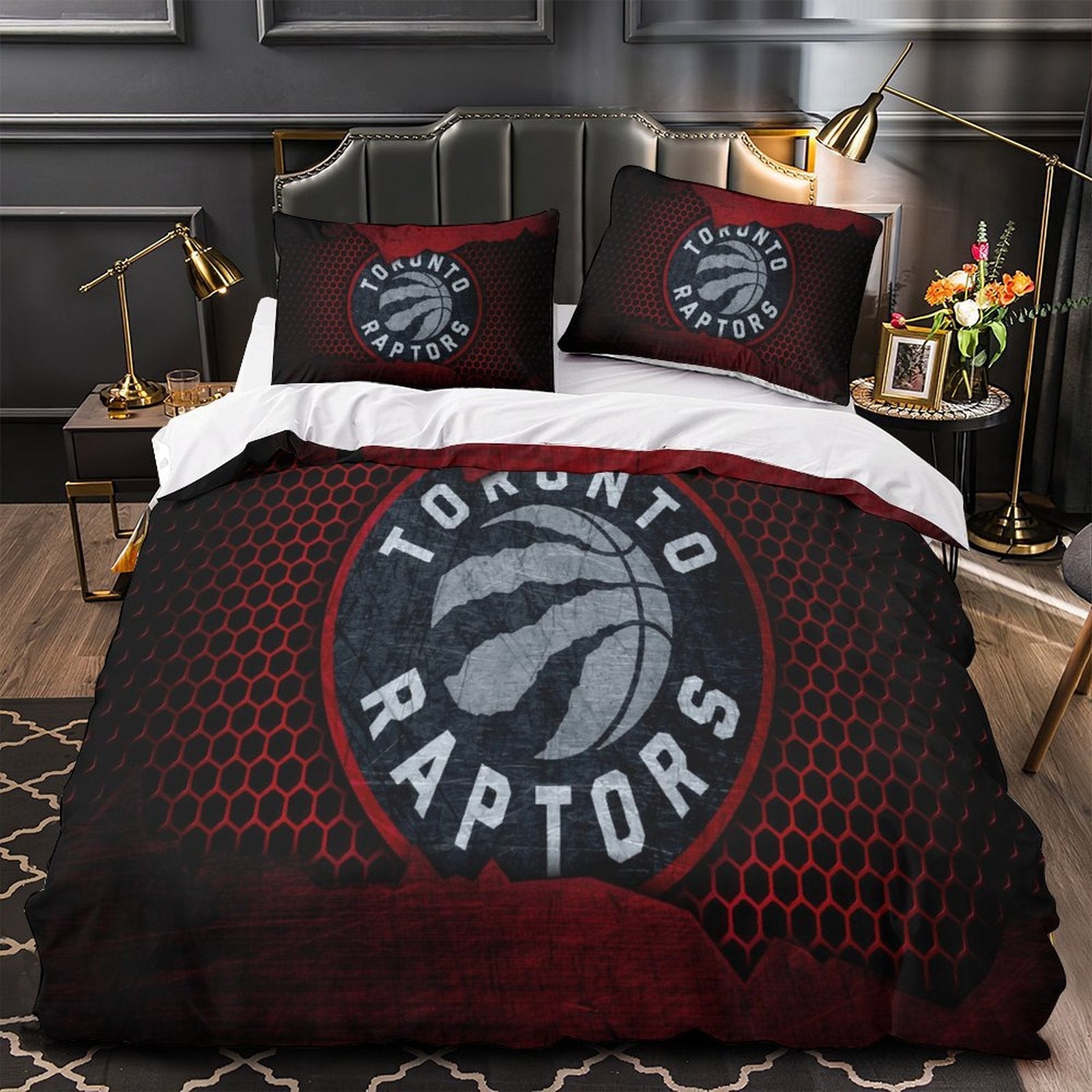 Toronto Raptors Bedding Set Duvet Cover Without Filler (Online Order Only)