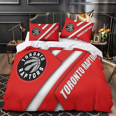 Toronto Raptors Bedding Set Duvet Cover Without Filler (Online Order Only)