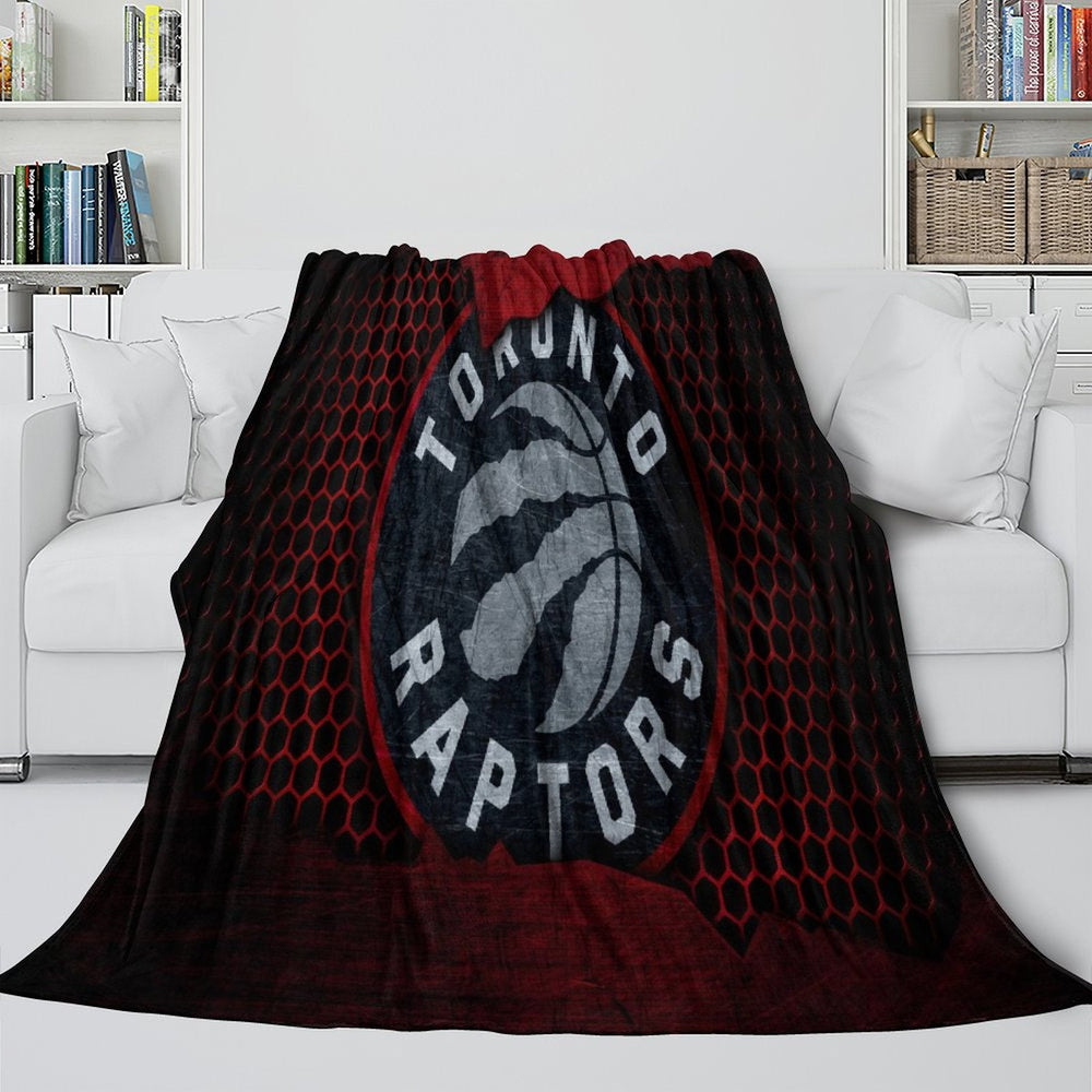 Toronto Raptors Blanket Flannel Fleece Throw Room Decoration (Online Order Only)