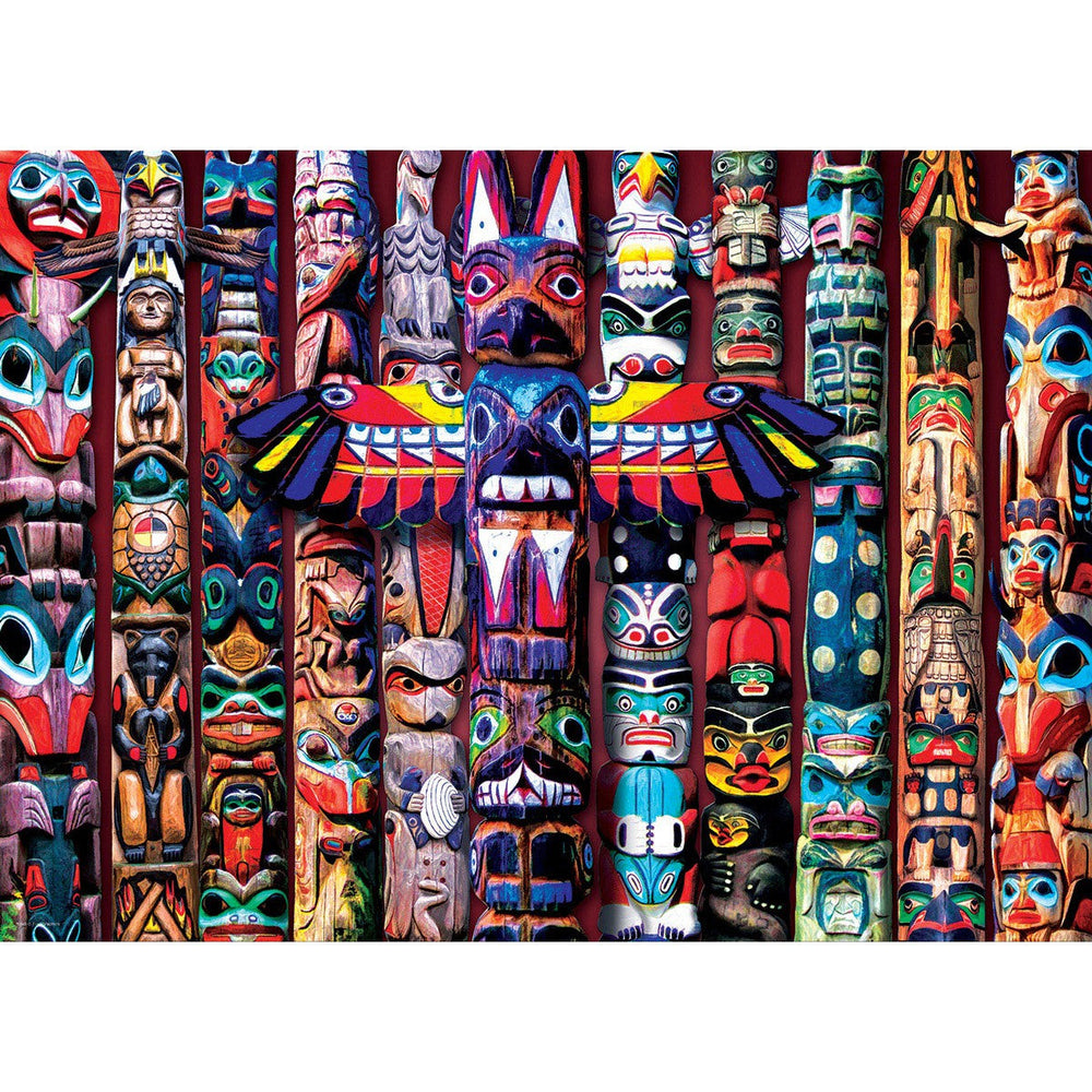 Totem Poles 1000 Piece Jigsaw Puzzle Eurographics (ONLINE ORDER ONLY)