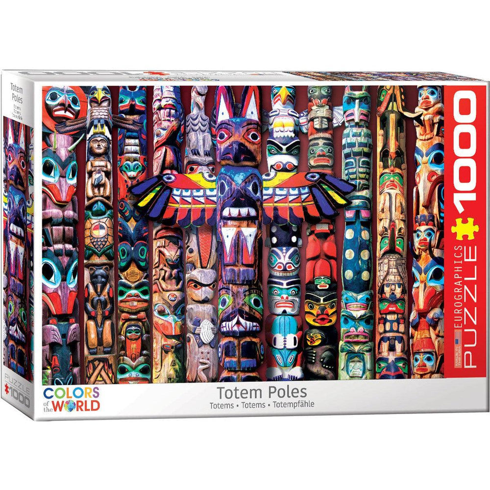 Totem Poles 1000 Piece Jigsaw Puzzle Eurographics (ONLINE ORDER ONLY)