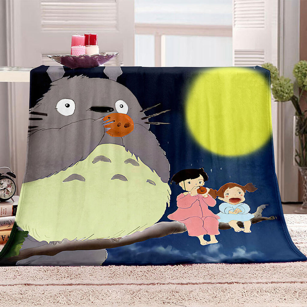 Totoro Blanket Flannel Throw Room Decoration (Online Order Only)