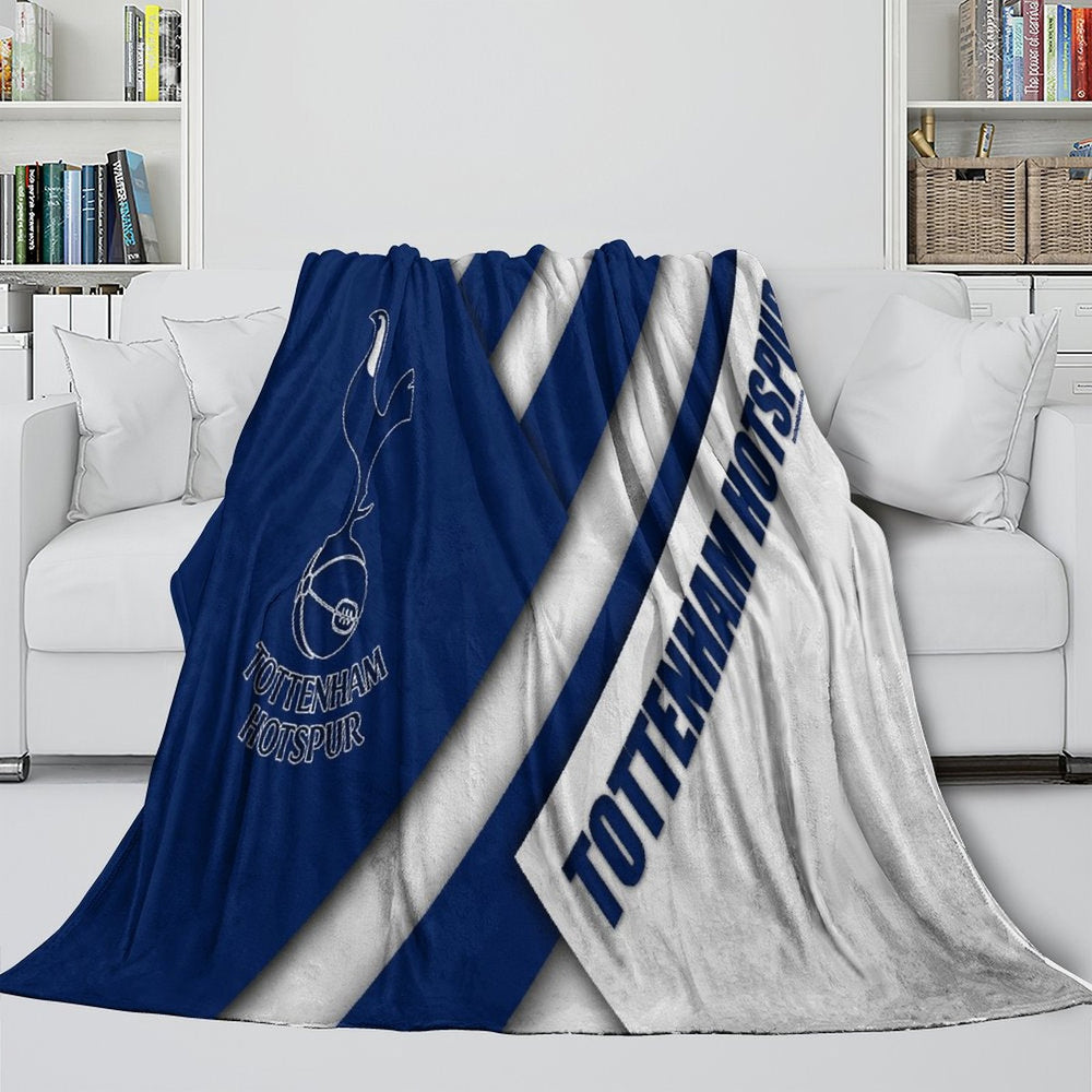 Tottenham Hotspur Blanket Flannel Fleece Throw Room Decoration (Online Order Only)