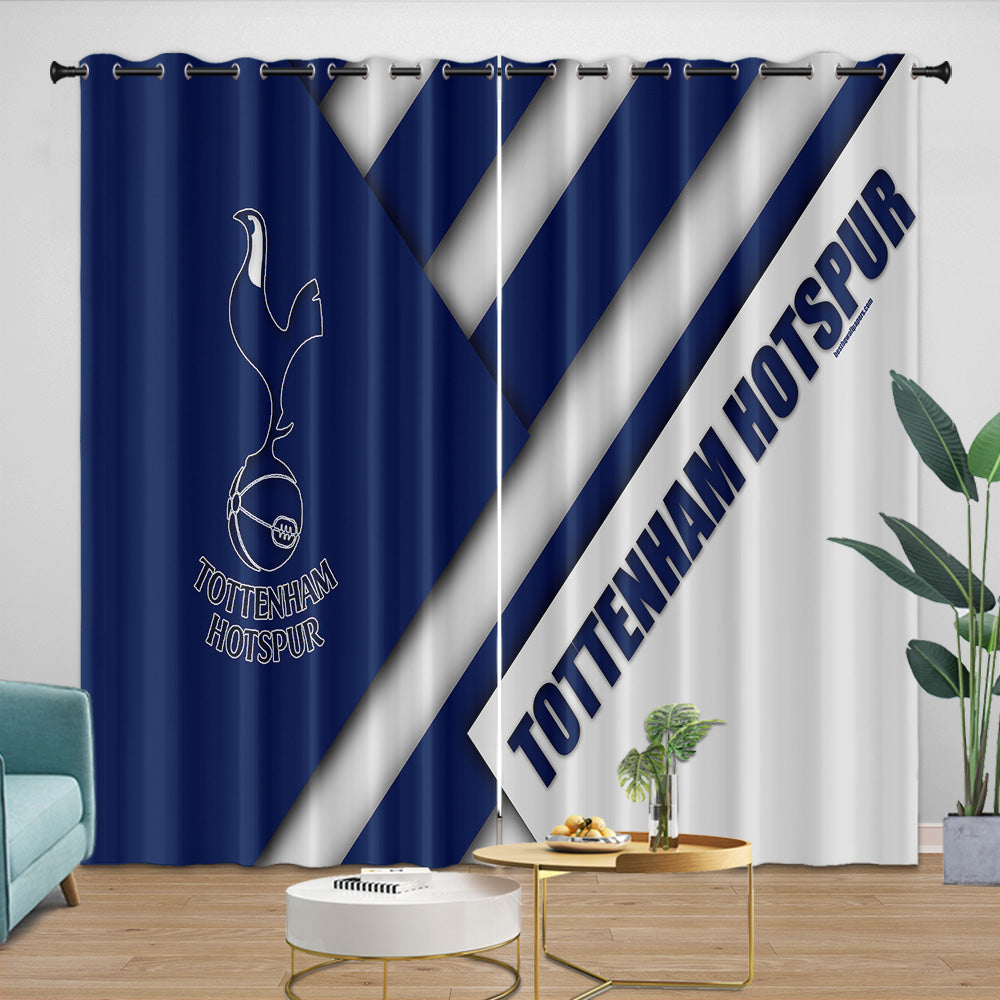 Tottenham Hotspur Curtains Blackout Window Drapes Room Decoration (Online Order Only)