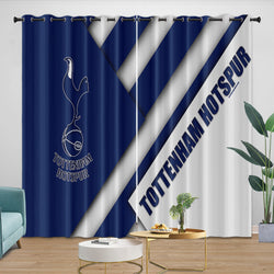 Tottenham Hotspur Curtains Blackout Window Drapes Room Decoration (Online Order Only)