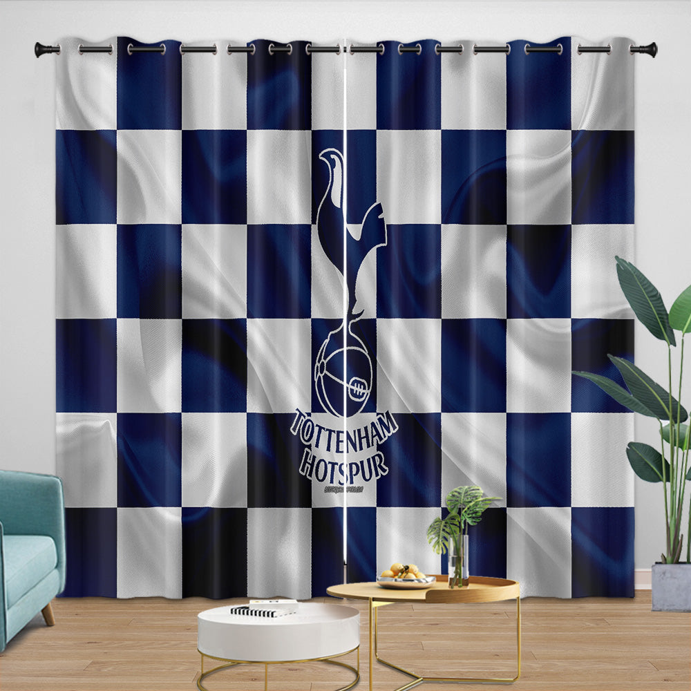 Tottenham Hotspur Curtains Blackout Window Drapes Room Decoration (Online Order Only)