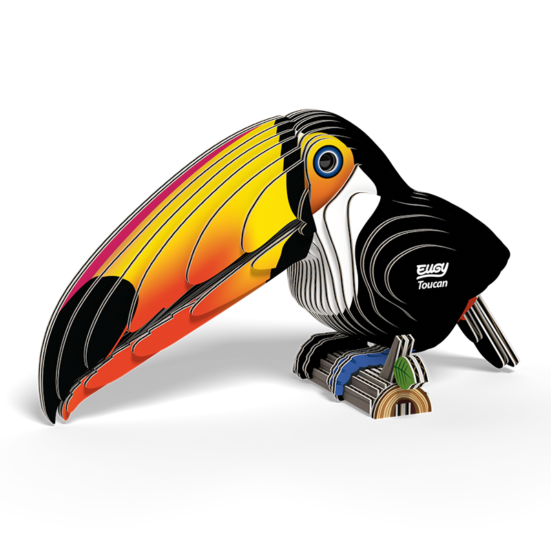 Toucan 3D Cardboard Model Kit Eugy (ONLINE ORDER ONLY)