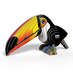 Toucan 3D Cardboard Model Kit Eugy (ONLINE ORDER ONLY)