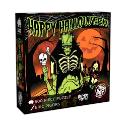 Toxictoons Happy Halloween 500 Piece Jigsaw Puzzle TOTS