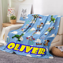 Toy Story Pattern Blanket Flannel Throw Room Decoration (Online Order Only)