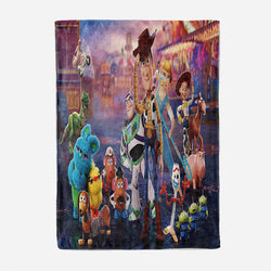 Toy Story Pattern Blanket Flannel Throw Room Decoration (Online Order Only)