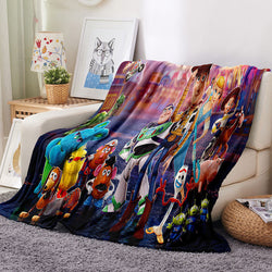 Toy Story Pattern Blanket Flannel Throw Room Decoration (Online Order Only)