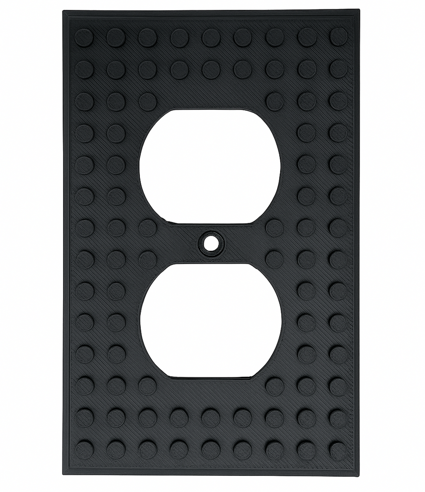 Build-On Duplex Outlet Cover Wall Plate for Kids’ Rooms (ONLINE ORDER ONLY)