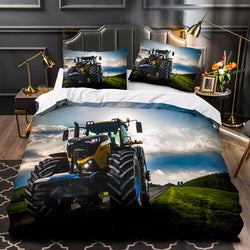 Tractor Pattern Bedding Set Duvet Cover Without Filler (Online Order Only)