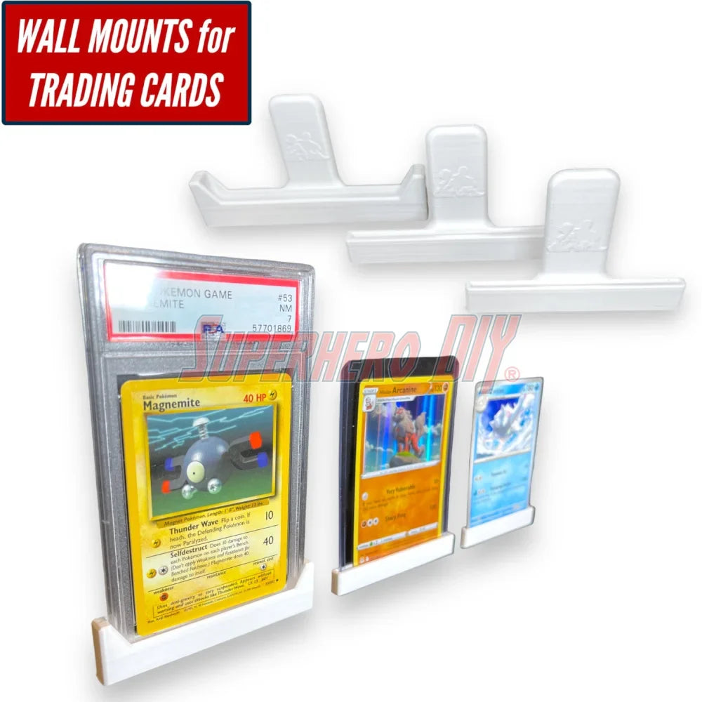Trading Card Wall Mounts | Display your Trading Cards with ease, fits PSA graded, CGC graded or BGS slabs (ONLINE ORDER ONLY)