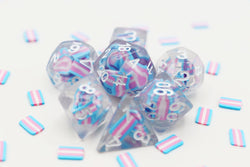 Foam Brain Games Pride Flag RPG Dice Set (ONLINE ORDER ONLY)