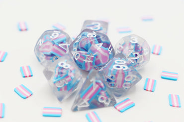 Foam Brain Games Pride Flag RPG Dice Set (ONLINE ORDER ONLY)