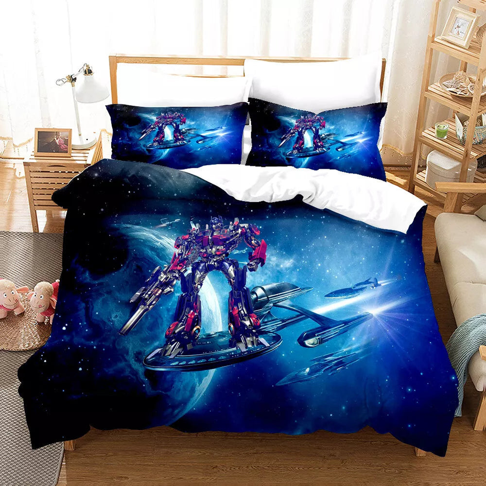 Transformers Bedding Set Kids Quilt Cover Without Filler (Online Order Only)