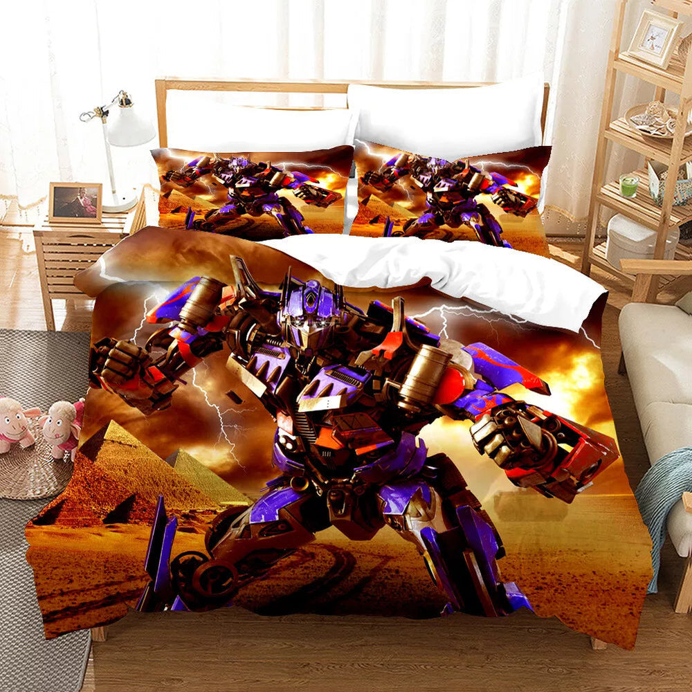 Transformers Bedding Set Kids Quilt Cover Without Filler (Online Order Only)