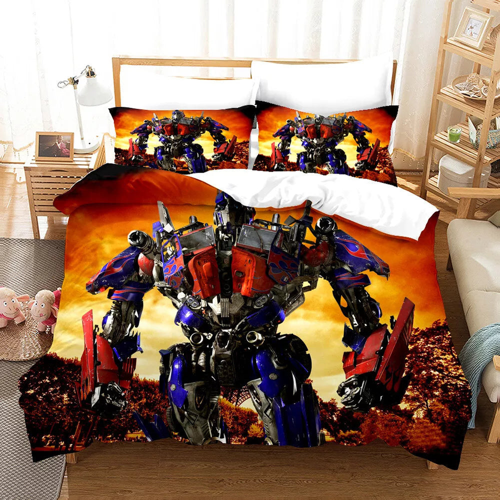 Transformers Bedding Set Kids Quilt Cover Without Filler (Online Order Only)