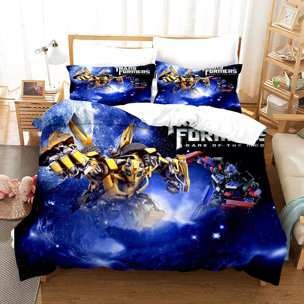 Transformers Bedding Set Kids Quilt Cover Without Filler (Online Order Only)