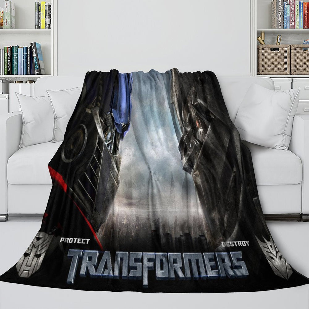 Transformers Blanket Flannel Throw Kids Room Decoration (ONLINE ORDER ONLY)