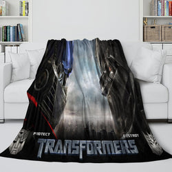 Transformers Blanket Flannel Throw Kids Room Decoration (ONLINE ORDER ONLY)