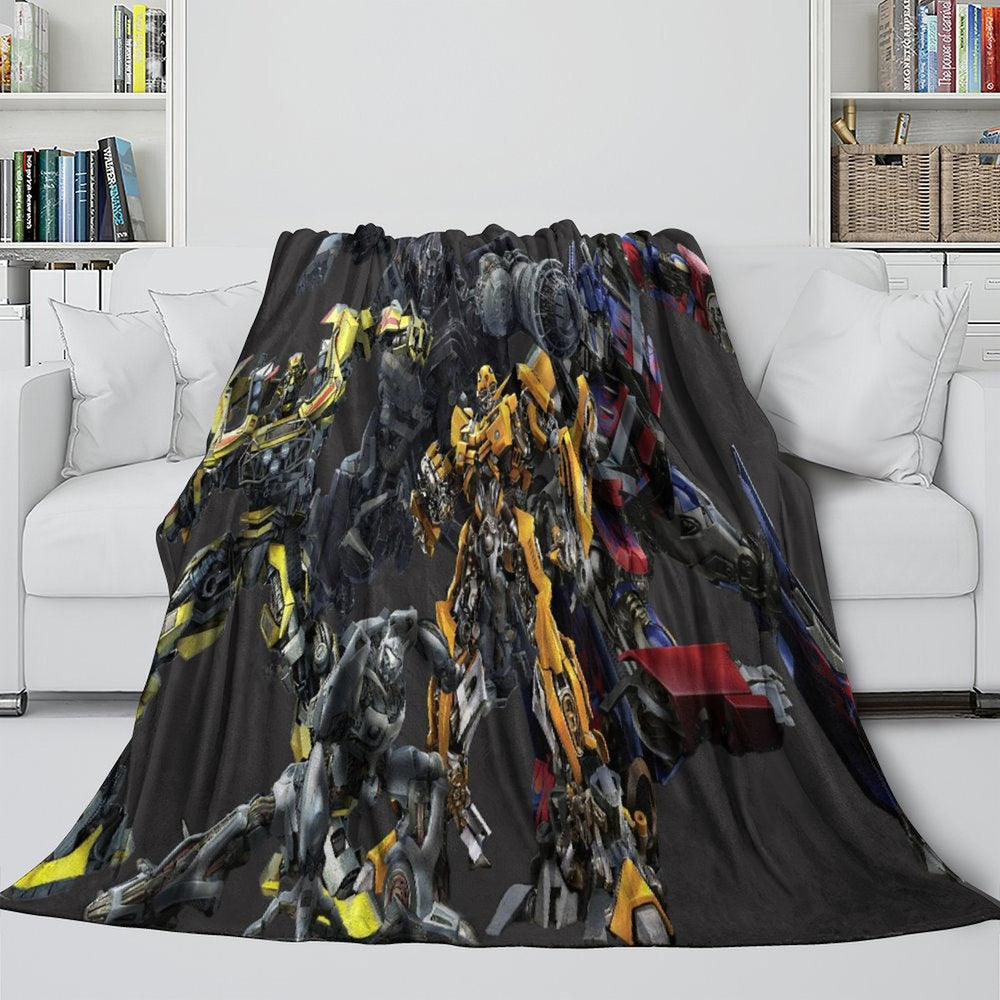 Transformers Blanket Flannel Throw Kids Room Decoration (ONLINE ORDER ONLY)