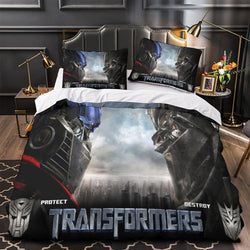 Transformers Duvet Cover Pattern Bedding Set Without Filler (ONLINE ORDER ONLY)