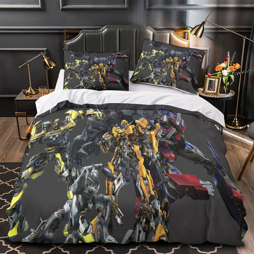 Transformers Duvet Cover Pattern Bedding Set Without Filler (ONLINE ORDER ONLY)