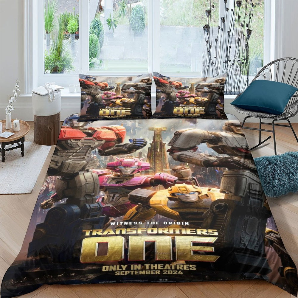 Transformers One Bedding Set Pattern Quilt Cover Without Filler (Online Order Only)