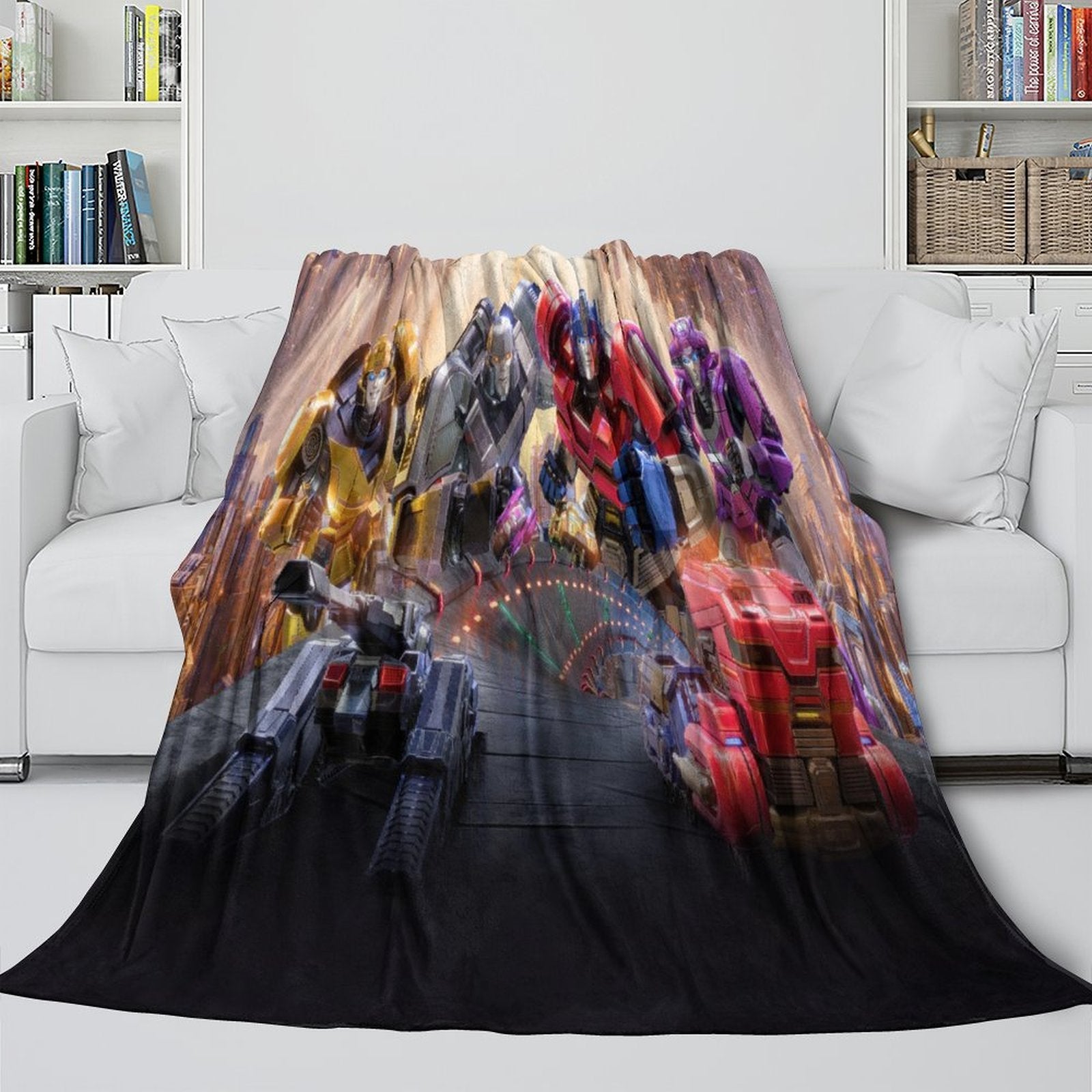 Transformers One Blanket Flannel Throw Kids Room Decoration (ONLINE ORDER ONLY)