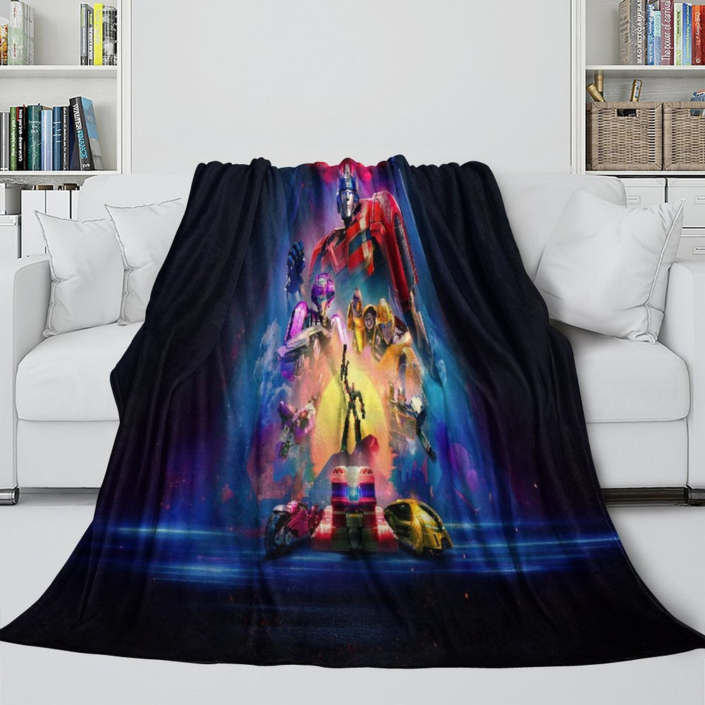 Transformers One Blanket Flannel Throw Kids Room Decoration (ONLINE ORDER ONLY)