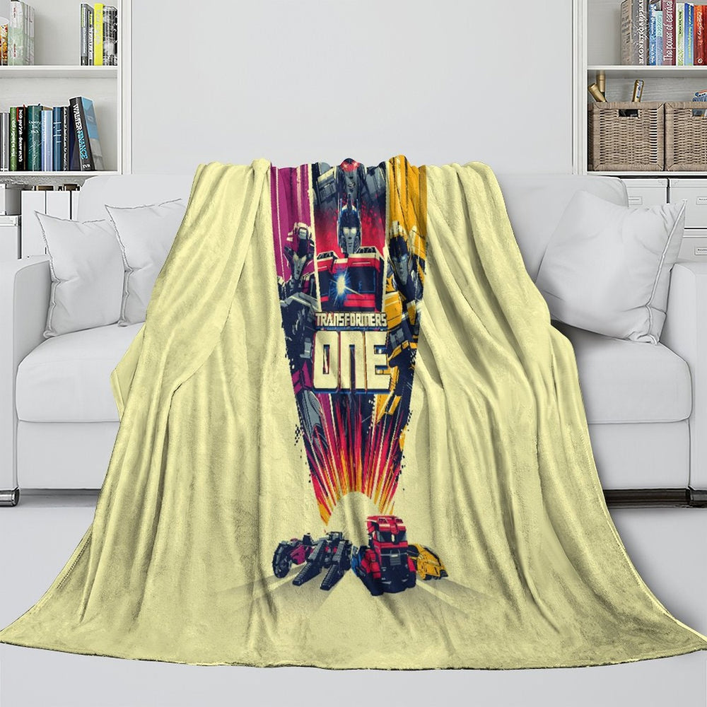 Transformers One Blanket Flannel Throw Kids Room Decoration (ONLINE ORDER ONLY)