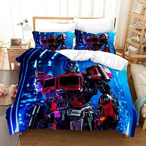 Transformers Optimus Prime Cosplay Bedding Set Quilt Cover (Online Order Only)
