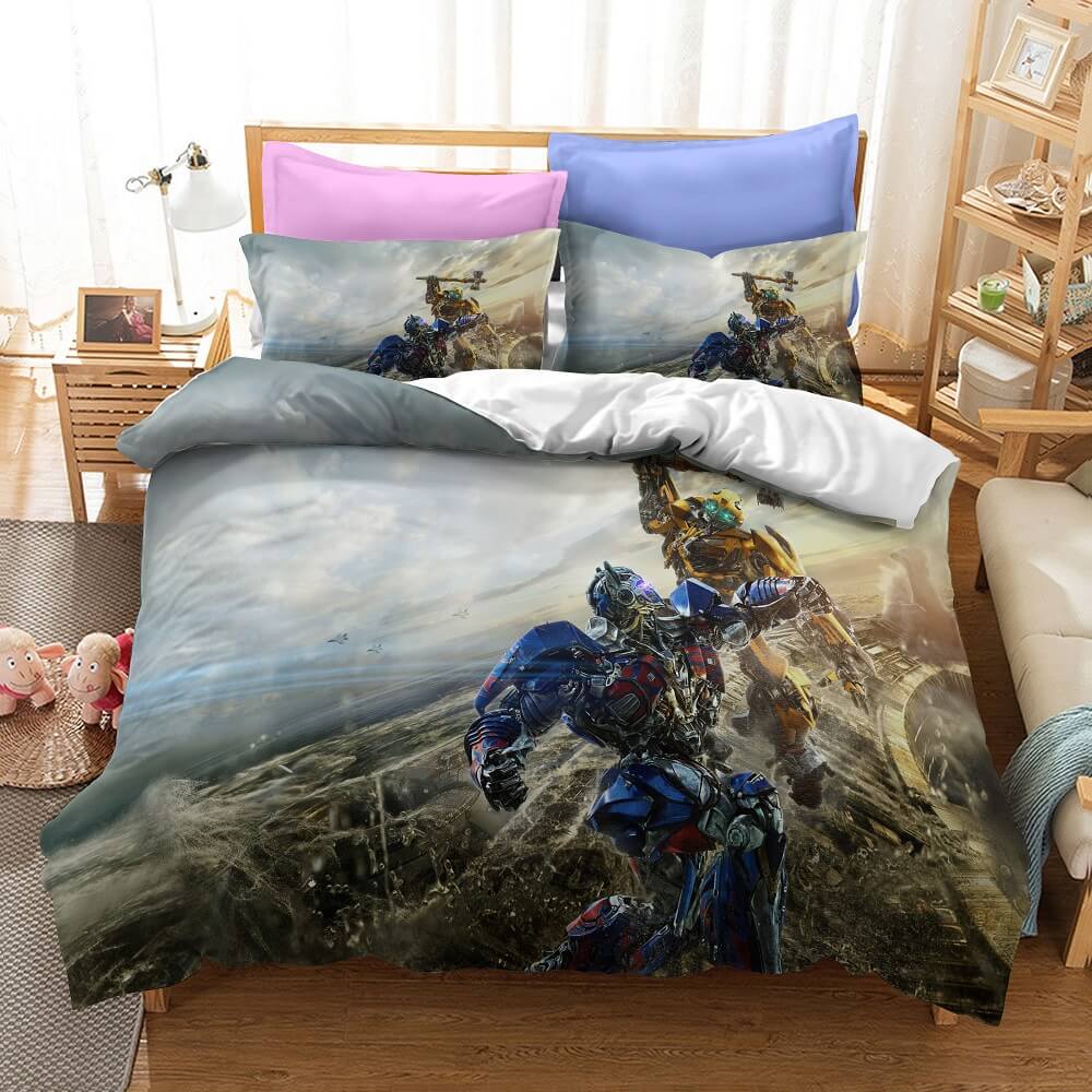 Transformers Optimus Prime Cosplay Bedding Set Quilt Cover (Online Order Only)