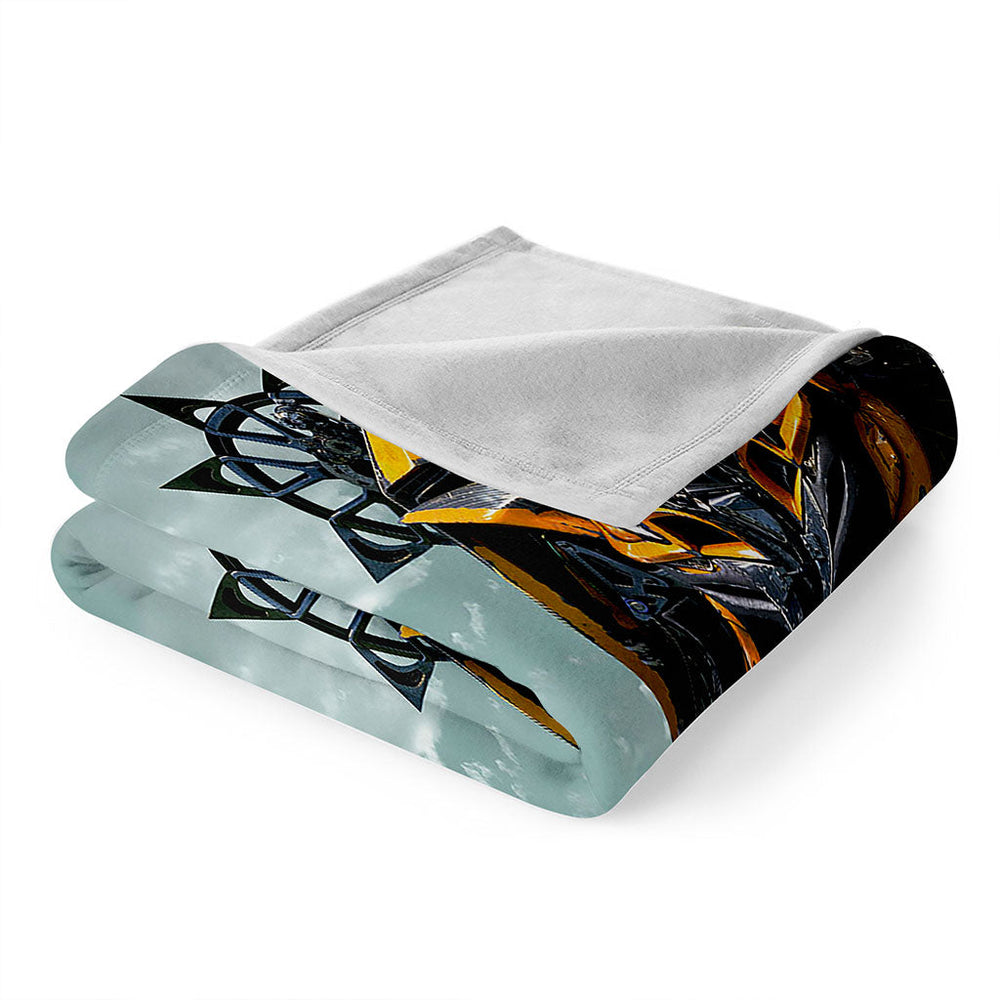Transformers Pattern Blanket Flannel Throw Room Decoration (Online Order Only)