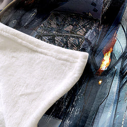 Transformers Pattern Blanket Flannel Throw Room Decoration (Online Order Only)